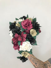 Load image into Gallery viewer, Edgar Allan Poe Gothic Wedding Paper Flower Bouquet

