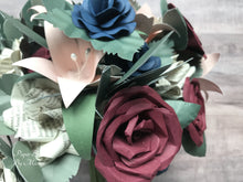 Load image into Gallery viewer, LUX Pride and Prejudice Paper Flower Wedding Bouquet

