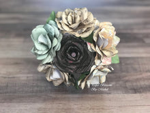 Load image into Gallery viewer, Shabby Chic Vintage Ad Paper Flower Bouquet
