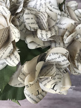 Load image into Gallery viewer, Harry Potter Book Page Paper Flower Bouquet
