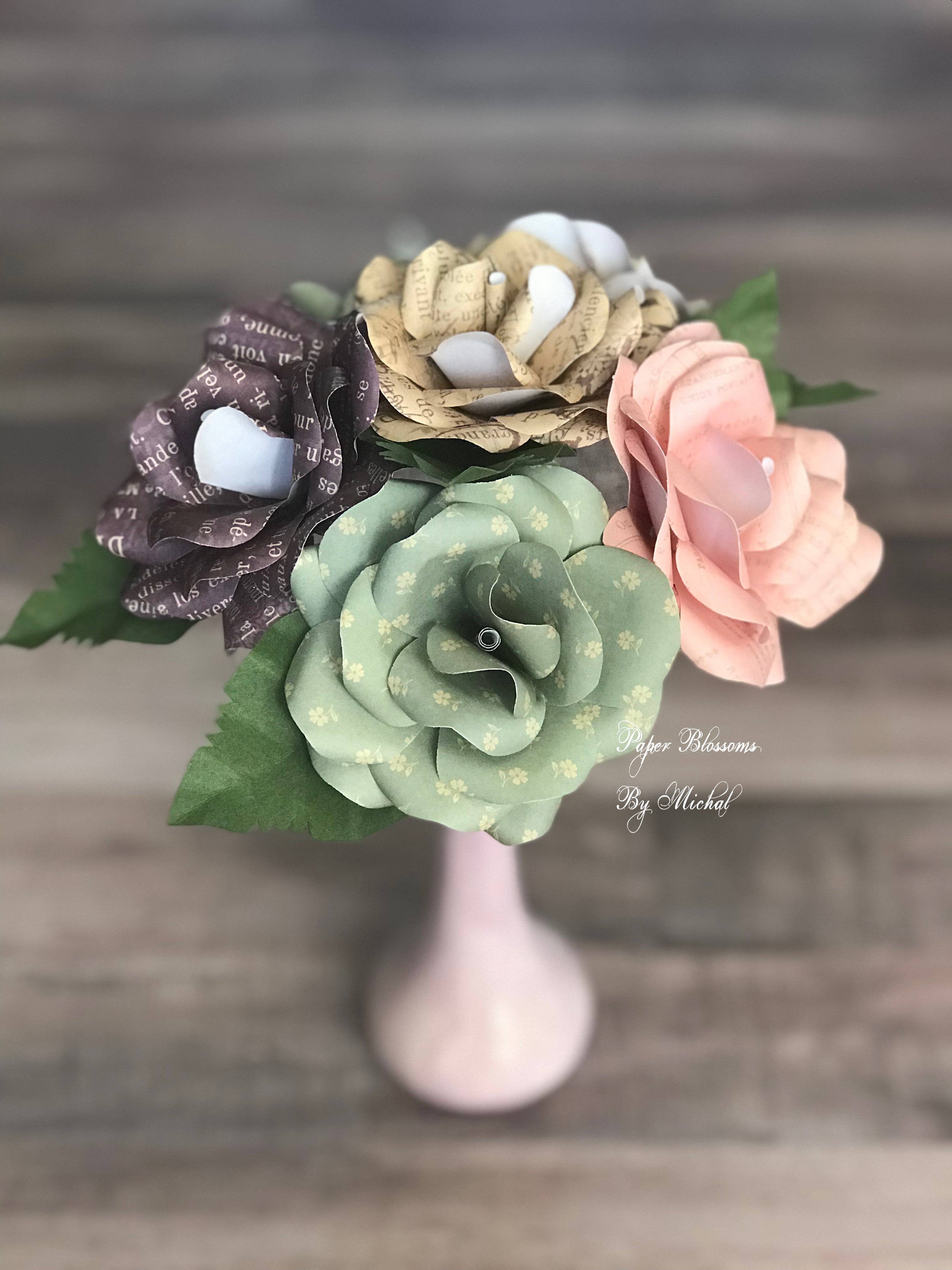 Boho Paper Flower Mix – Paper Blossoms By Michal, LLC