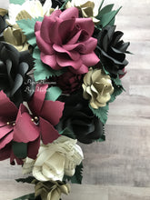 Load image into Gallery viewer, Edgar Allan Poe Gothic Wedding Paper Flower Bouquet
