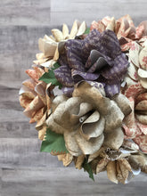 Load image into Gallery viewer, Farmhouse Shabby Chic Paper Flower Bouquet
