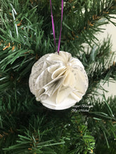 Load image into Gallery viewer, Pride and Prejudice Book Page Christmas Ornament
