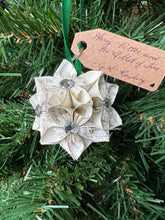 Load image into Gallery viewer, Harry Potter Book Page Kusudama Christmas Ornament
