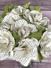 Load image into Gallery viewer, Great Expectations Book Page Paper Flower Bouquet
