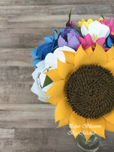 Load image into Gallery viewer, Paper Flower Bouquet with Sunflowers and Gerbera Daisies
