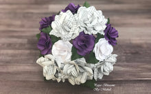 Load image into Gallery viewer, Dream Encyclopedia Book Page Paper Flower Bouquet
