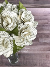 Load image into Gallery viewer, Great Expectations Book Page Paper Flower Bouquet

