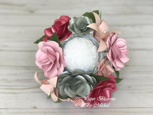 Load image into Gallery viewer, Pink and Silver Paper Flower Bouquet
