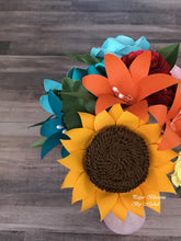Load image into Gallery viewer, Rainbow Paper Flower Bouquet

