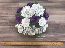 Load image into Gallery viewer, Dream Encyclopedia Book Page Paper Flower Bouquet
