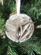 Load image into Gallery viewer, The Lord of the Rings Book Page Christmas Ornament
