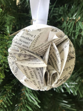 Load image into Gallery viewer, To Kill a Mockingbird Book Page Christmas Ornament
