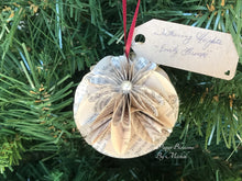 Load image into Gallery viewer, Wuthering Heights Book Page Christmas Ornament
