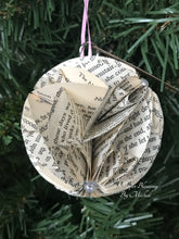 Load image into Gallery viewer, The Notebook Book Page Christmas Ornament
