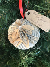 Load image into Gallery viewer, Miracle on 34th Street Book Page Christmas Ornament
