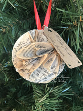 Load image into Gallery viewer, Miracle on 34th Street Book Page Christmas Ornament
