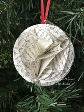 Load image into Gallery viewer, Twilight Book Page Christmas Ornament
