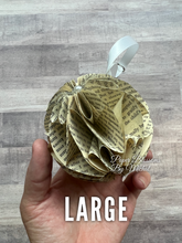 Load image into Gallery viewer, Mere Christianity Book Page Paper Christmas Ornament
